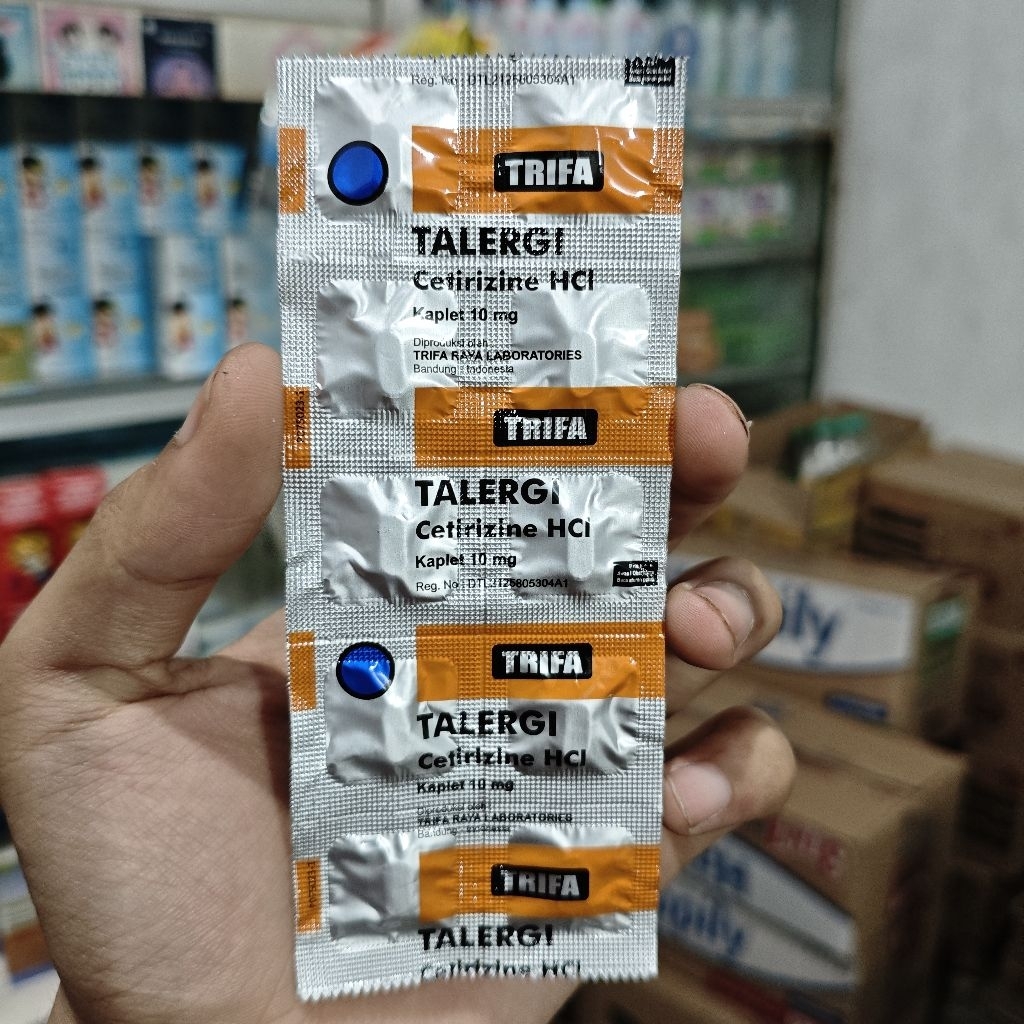 TALERGI - Obat Segala Gatal Alergi Biduran Pilek Alergi Ruam Kulit Mata Gatal & Bersin-Bersin