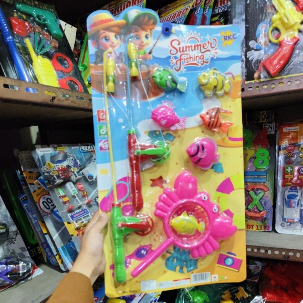 Mainan Pancingan Little Fisherman Isi 11 Pcs