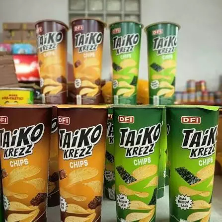 TAIKO CHIP ISI 10 CUP TABUNG Promo murah grosir