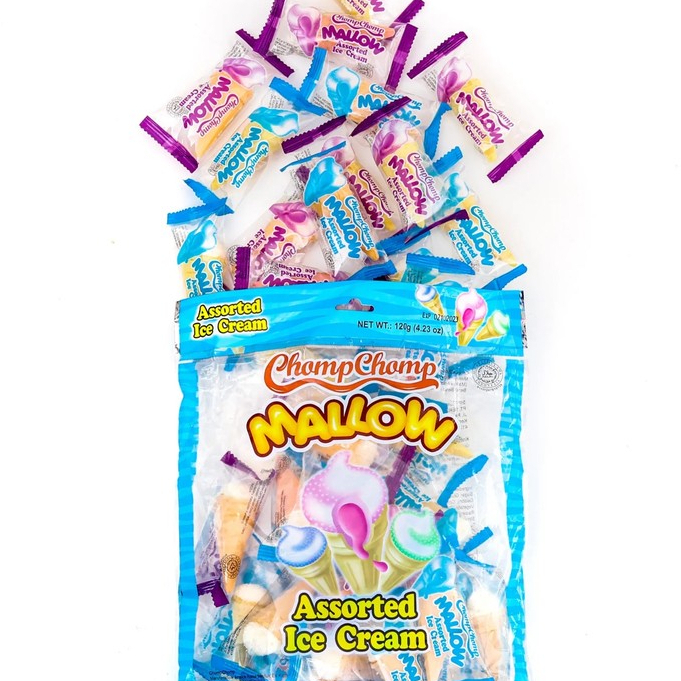 CHompChomp Ice Cream Mallow Assorted 120 g 20 pcs
