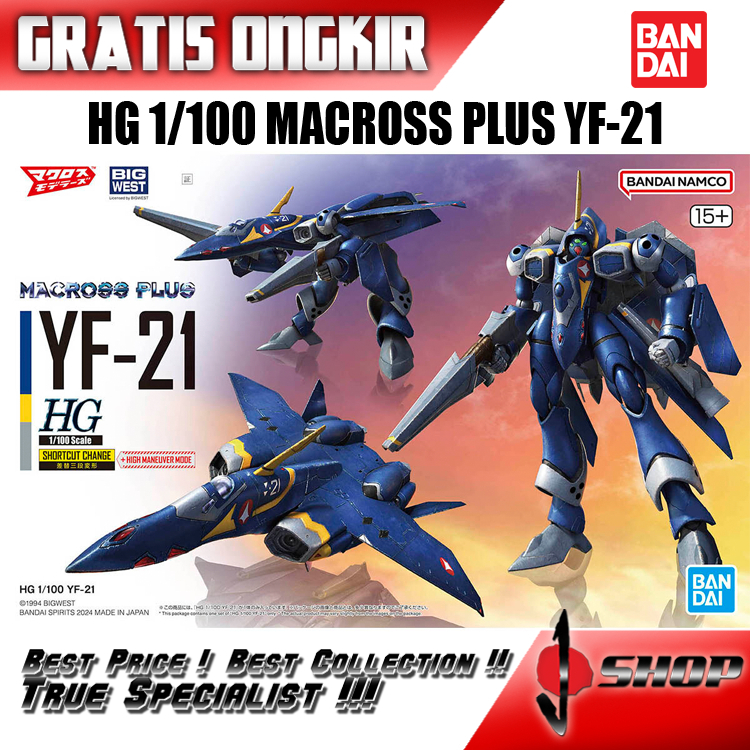 HG MACROSS 1/100 MACROSS PLUS YF-21