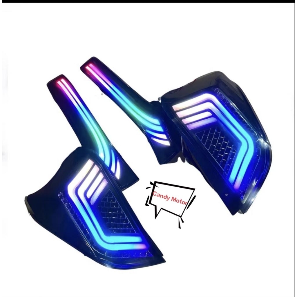 Stoplamp Jazz Gk5 Rgb High Quality Wellcome Led Running Sein Stoplamp Led Jazz Gk5 2014 - Up Rgb