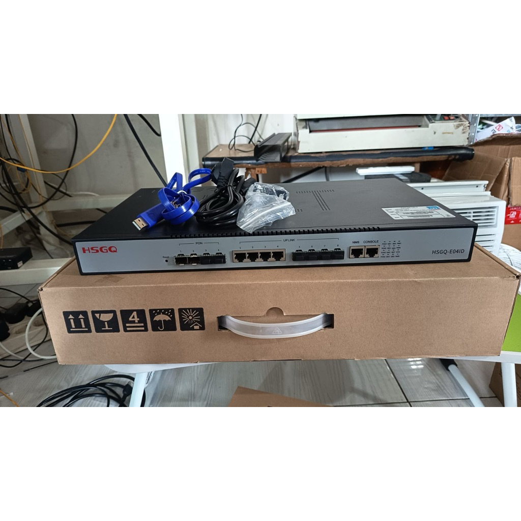 EPON HSGQ 4 Port E04ID OLT 4 PON Original | OLT EPON HSGQ 4 Port | HSGQ Epon 4 Pon