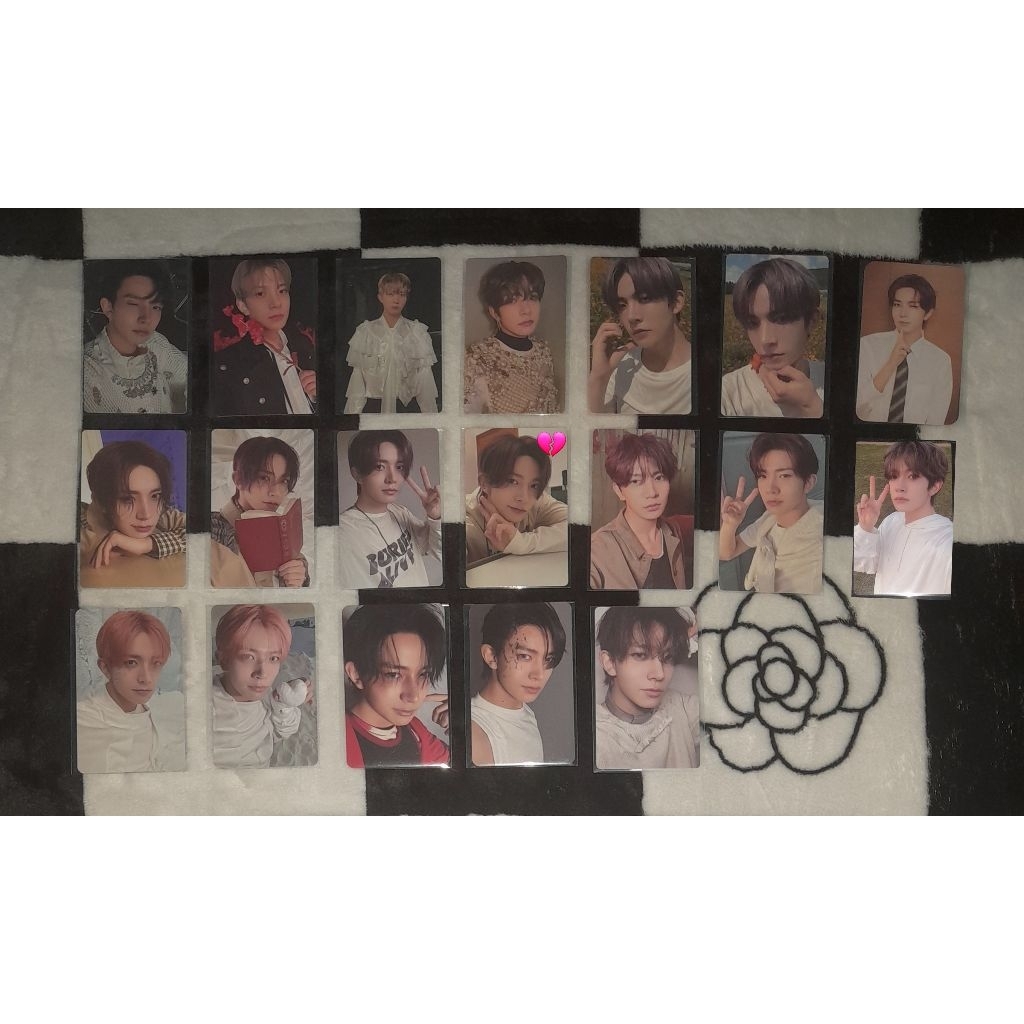 ENHYPEN HEESEUNG Official Photocard Evan Album Sadame UMS Dark Blood New Half Orange Blood Weverse M