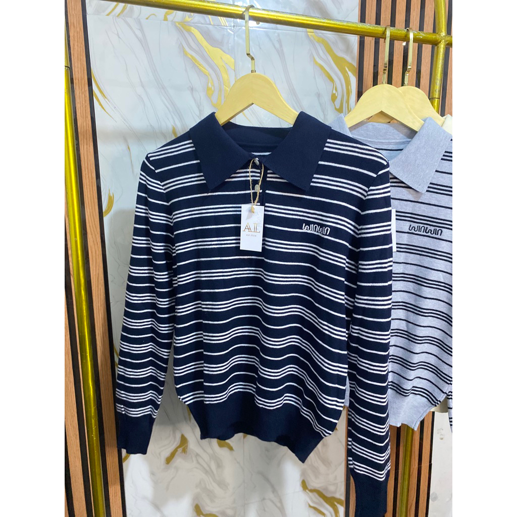 cardigan/atasan rajut premium import bkk miumiu salur
