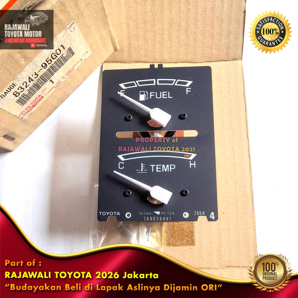 Ampere Bensin Kijang GRAND EXTRA Hitam Abu RPM Bensin Temperature New Original Toyota 83243-95G01