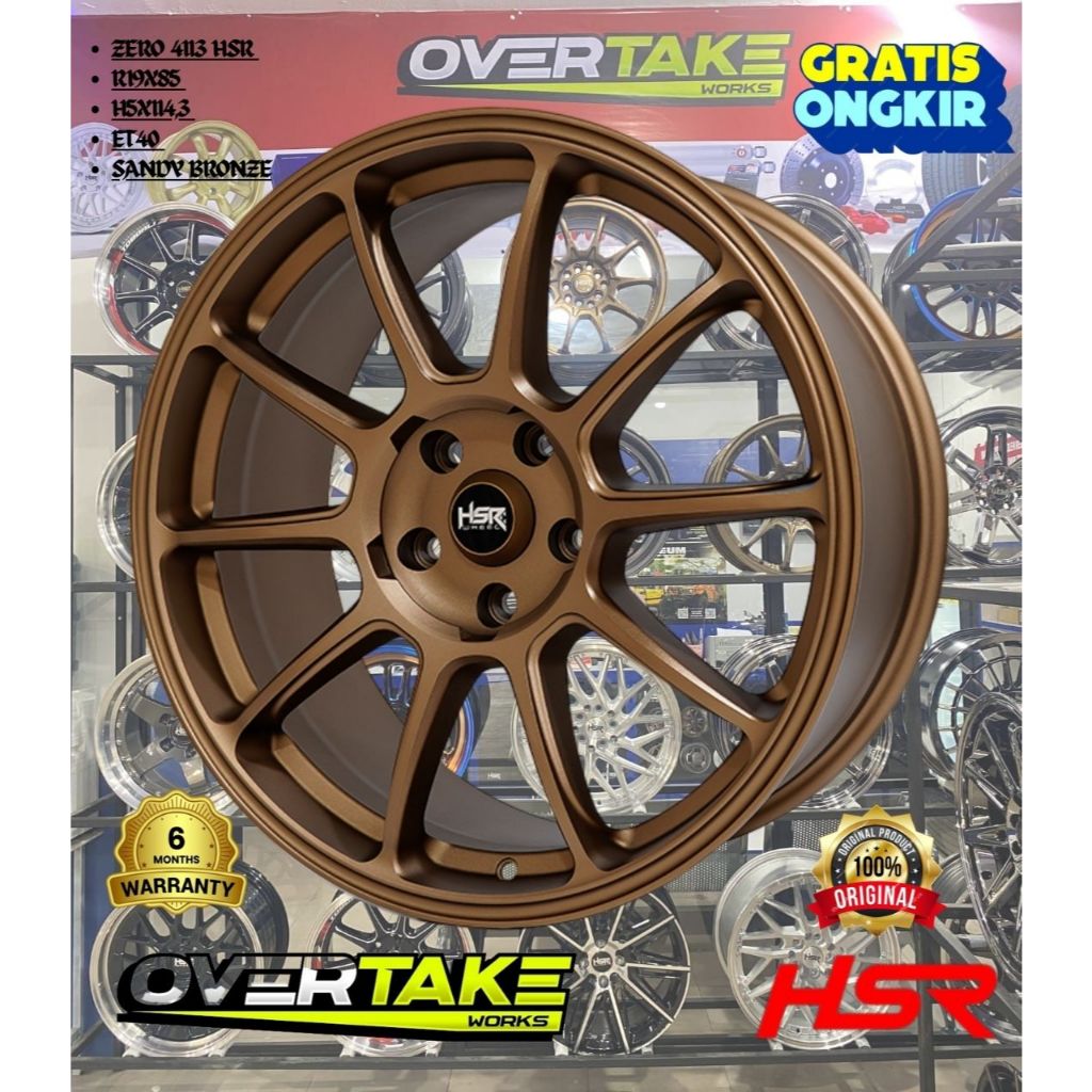 PROMO Velg Mobil HSR Zero R19 5x114.3
