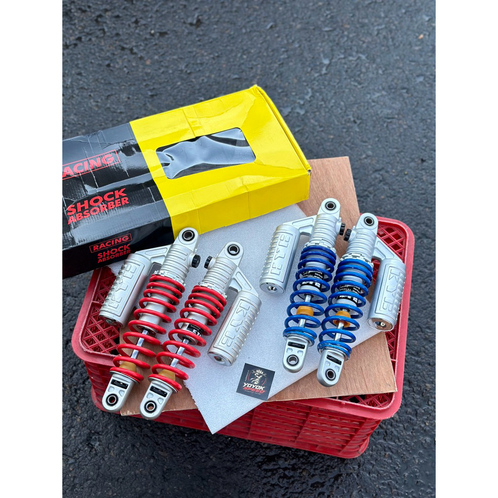 Shock Skok Shockbreker KYB replika GRADE A merah biru doble klik non Original uk 320 skok kyb belaka