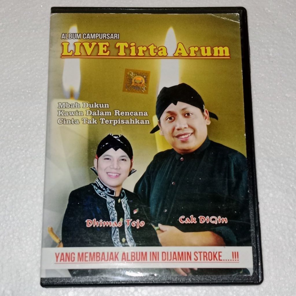 VCD Album Campursari Live Tirta Arum Dhimas Tejo Cak Diqin Mbah Dukun Kawin Dalam Rencana Cinta Tak 