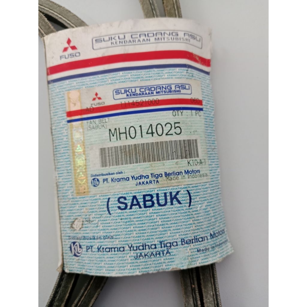vanbelt tali kipas mitsubishi canter MH014025