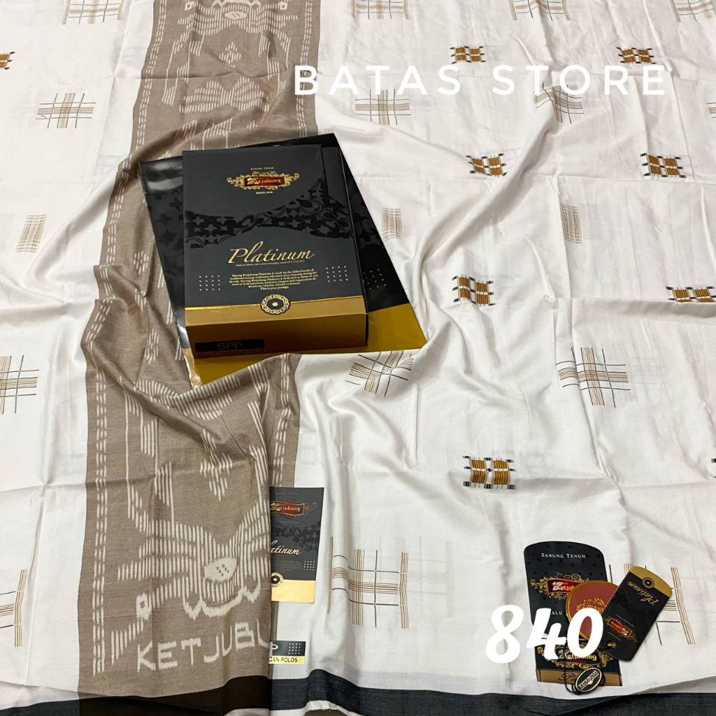 [MOTIF TERBARU] SARUNG KETJUBUNG PLATINUM GOLD ORIGINAL // SARUNG KECUBUNG PLATINUM // sarung premiu