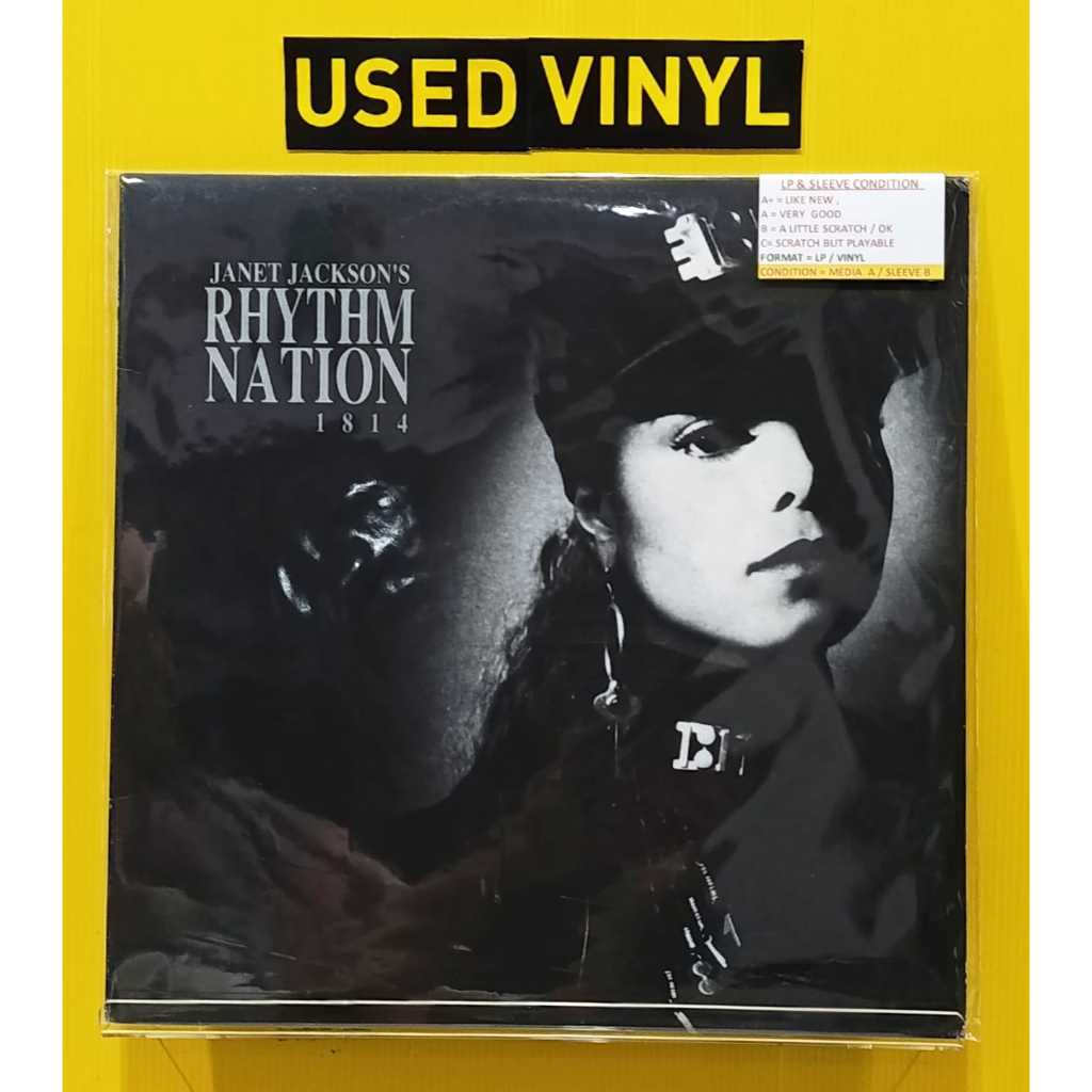 Used Vinyl janet jackson rhythm nation 1814