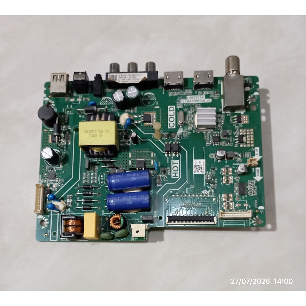MB MOBO MAINBOARD MODULE MESIN TV TCL24D3000A (MB TCL24)