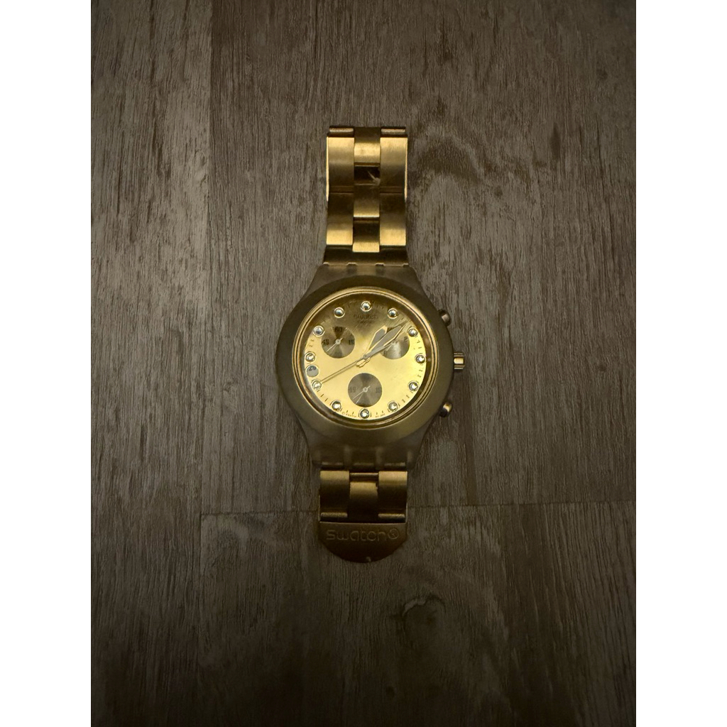 Swatch Gold second