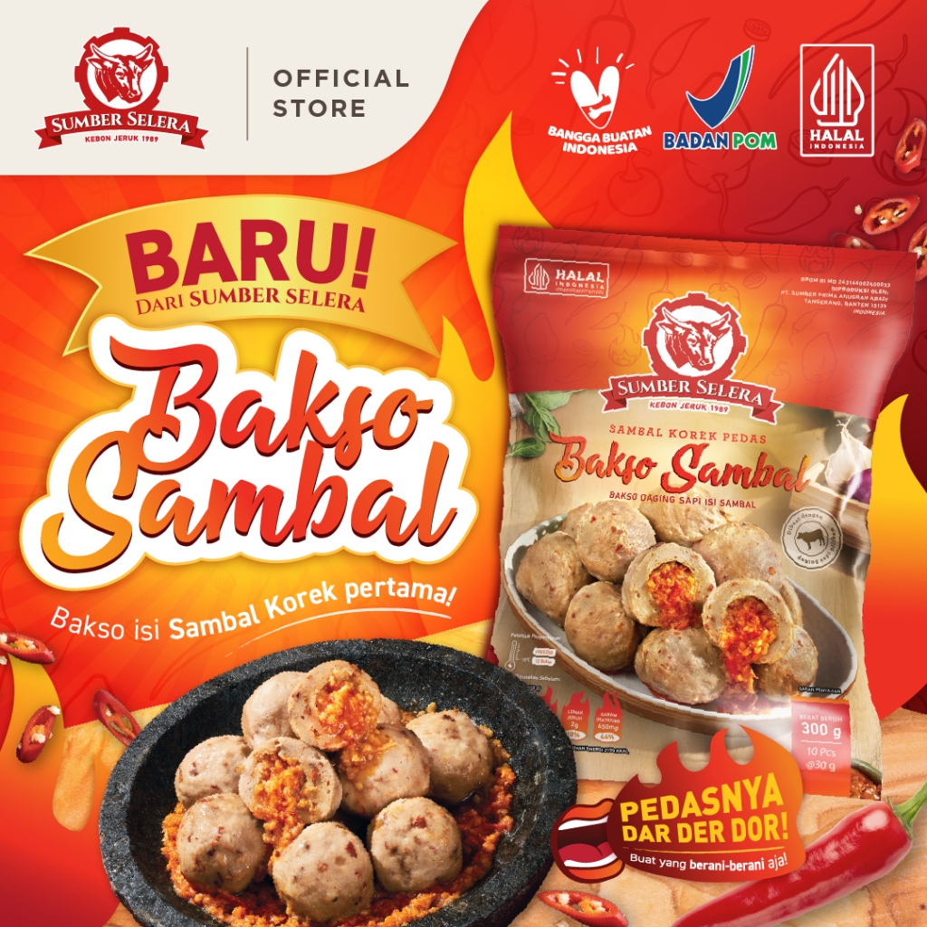 [Produk Baru] Bakso Sambal Sumber Selera