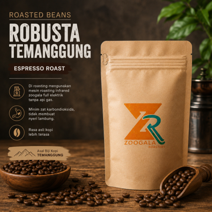 Biji Kopi Robusta Temanggung