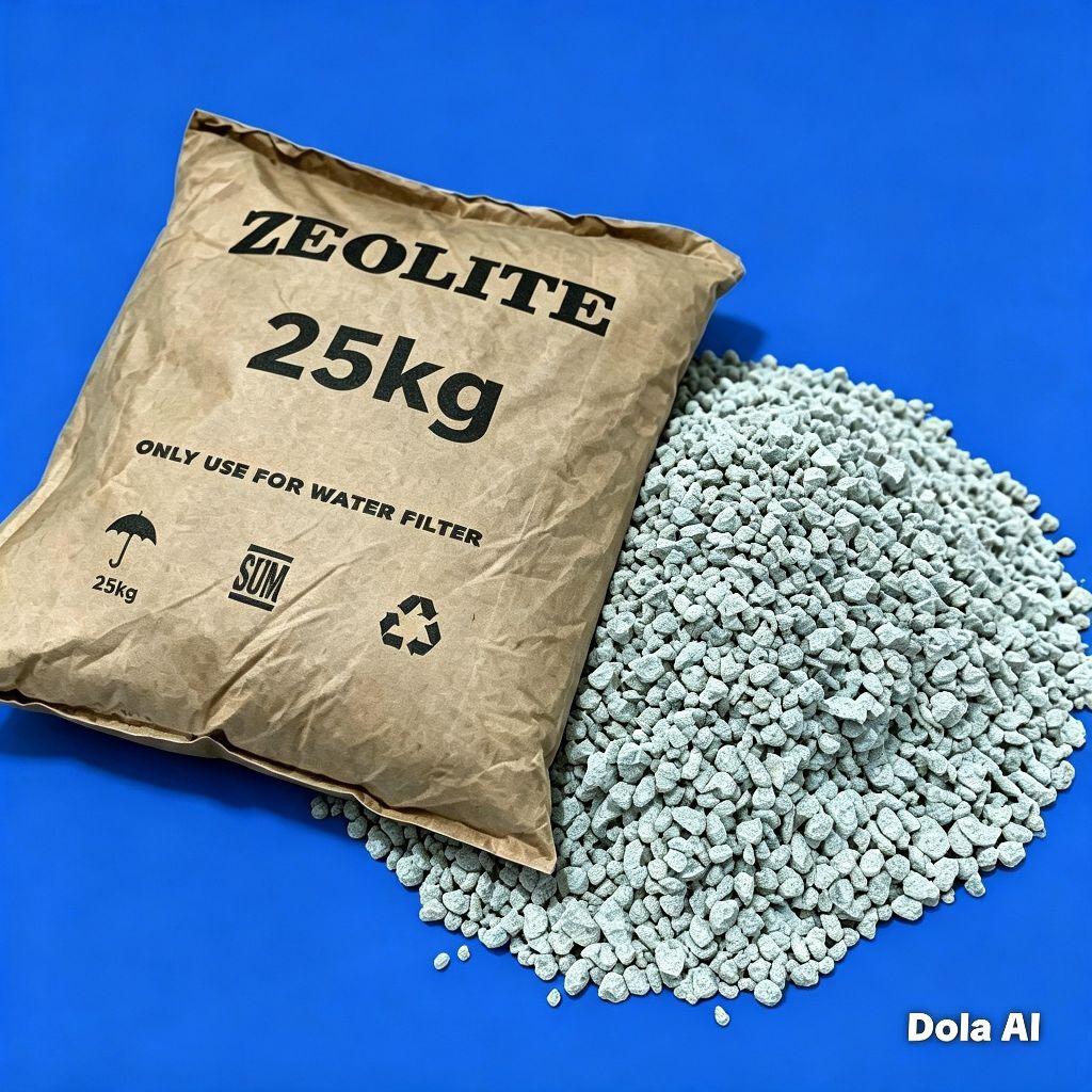zeolit/ batu zeolit hijau 25kg/media filter zeolit/media filter