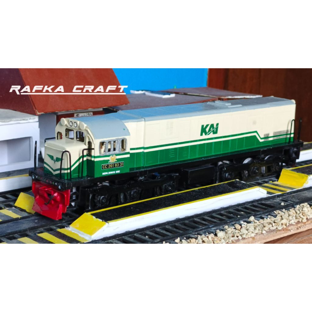 Miniatur Lokomotif CC201 Livery Vintage Skala 1:50 Full pvc foam [ Pre-Order ]