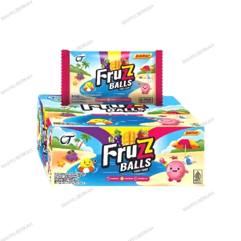 Fruzz Balls 1 Box Isi 24 Sachet