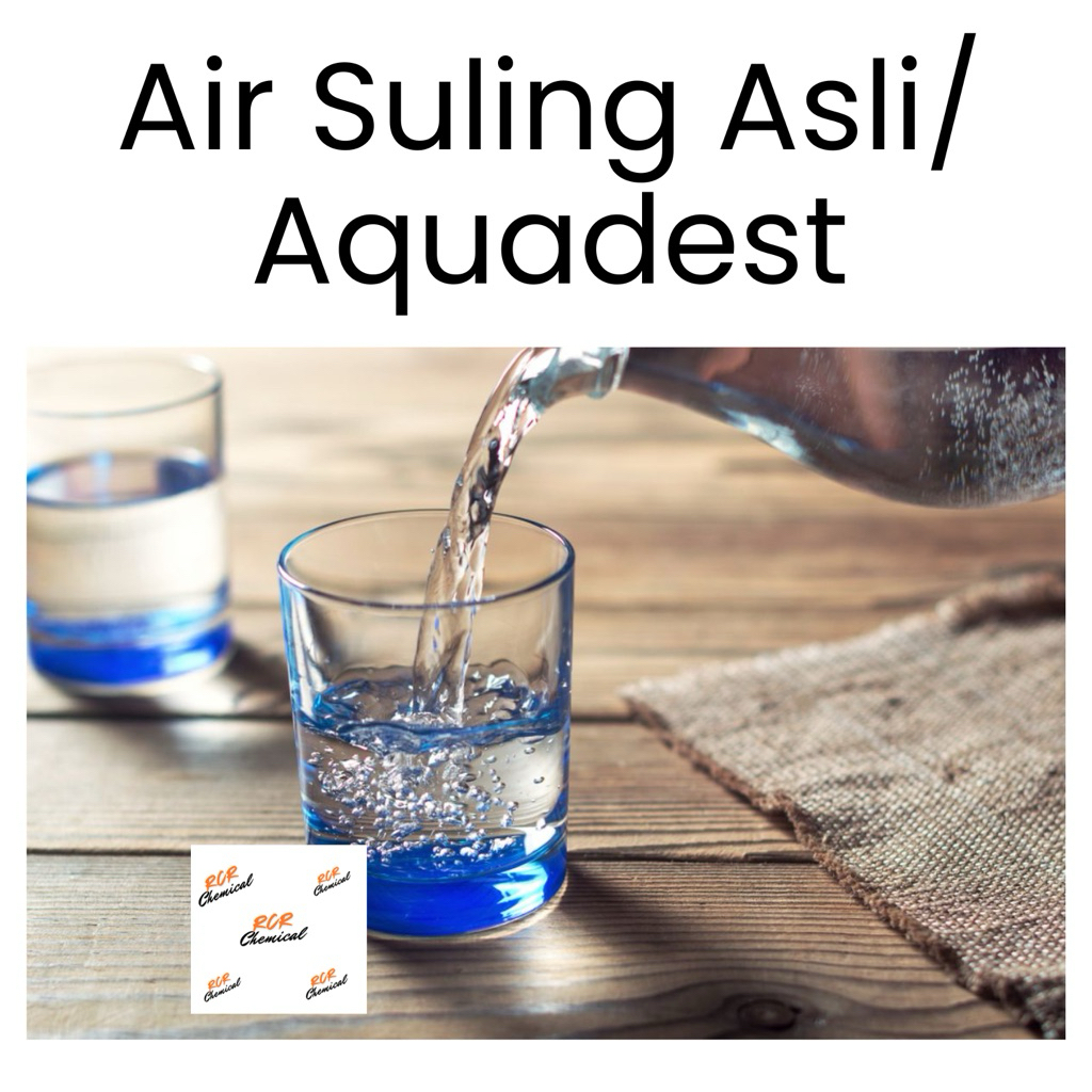 Air Suling Asli / Aquadest - 1 Liter