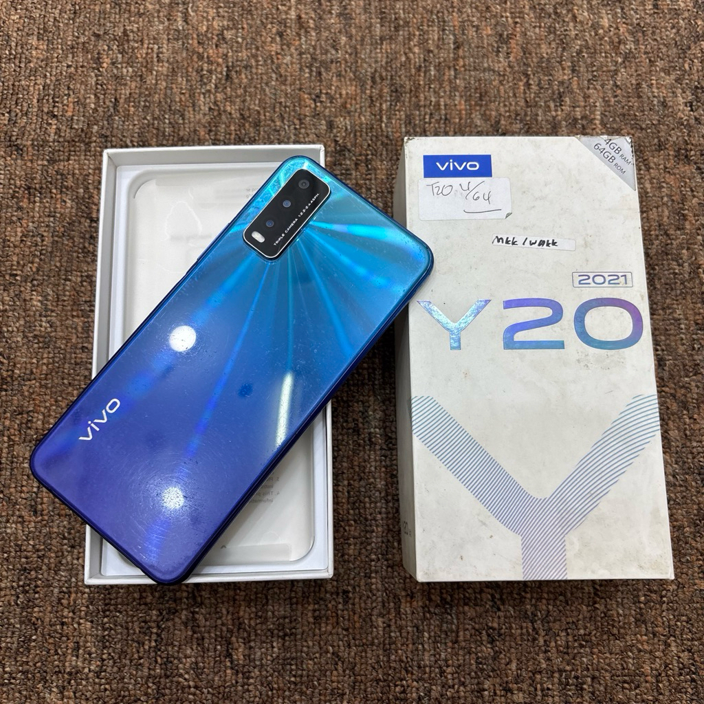 vivo y20 4/64gb second resmi original