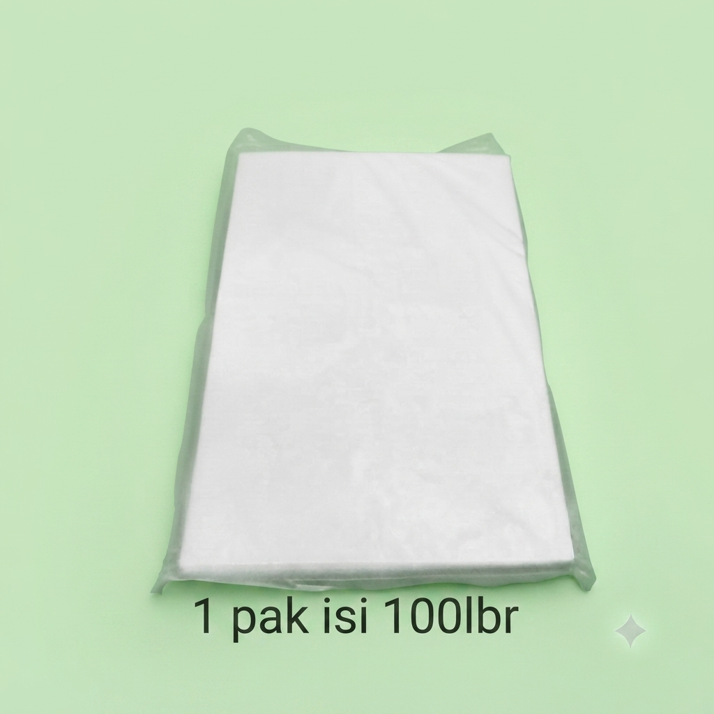 [1 Pack Isi 100] Kertas Cover Folio WARNA PUTIH BC Indah F4 Jilid