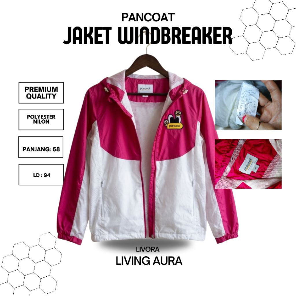 Jacket Windbreaker Pancoat Original Color Block