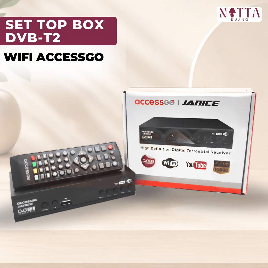 STB TV Digital Wifi Bisa Youtube Set Top Box Tv Digital Set Tob Box Tv Tabung Set Top Box DVB-T2