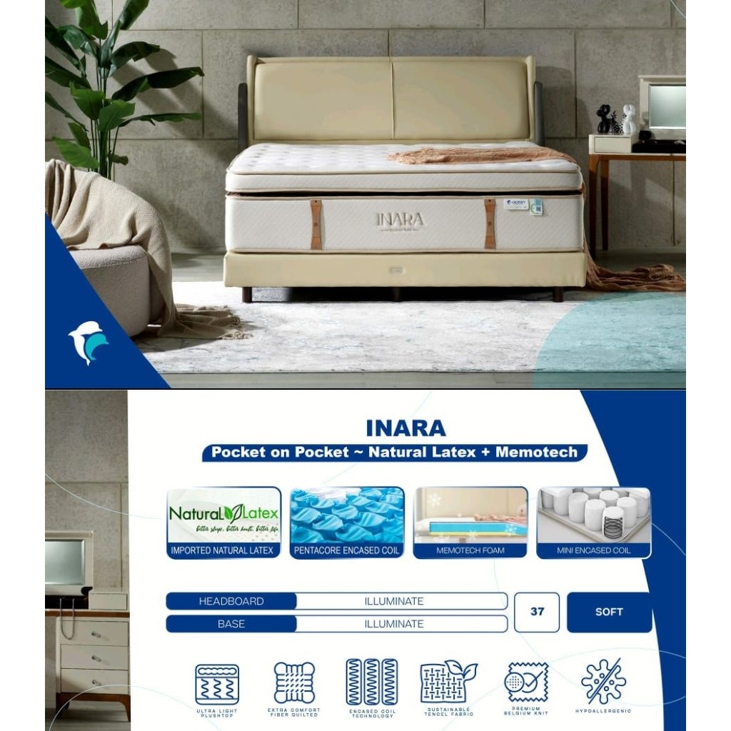 Springbed Ocean Inara | Kasur Matras Springbed Ocean Murah Palembang | Kaguu Project