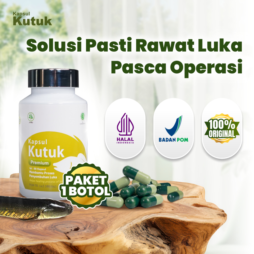 Distributor Official Kapsul Ikan Gabus Albumin Solusi Luka Pasca Operasi Original Channamix Kutuk ob