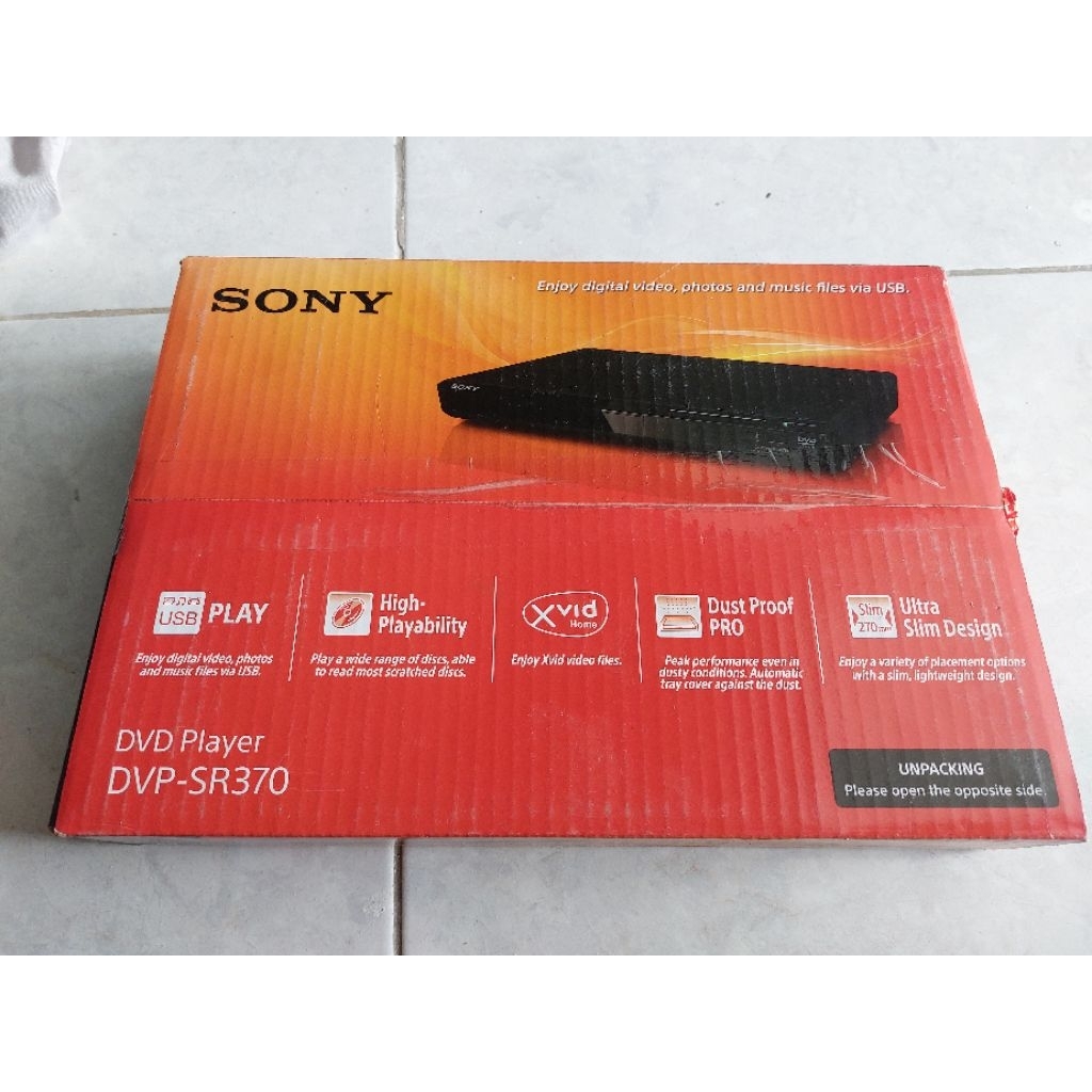 DVD Sony DVP-SR370