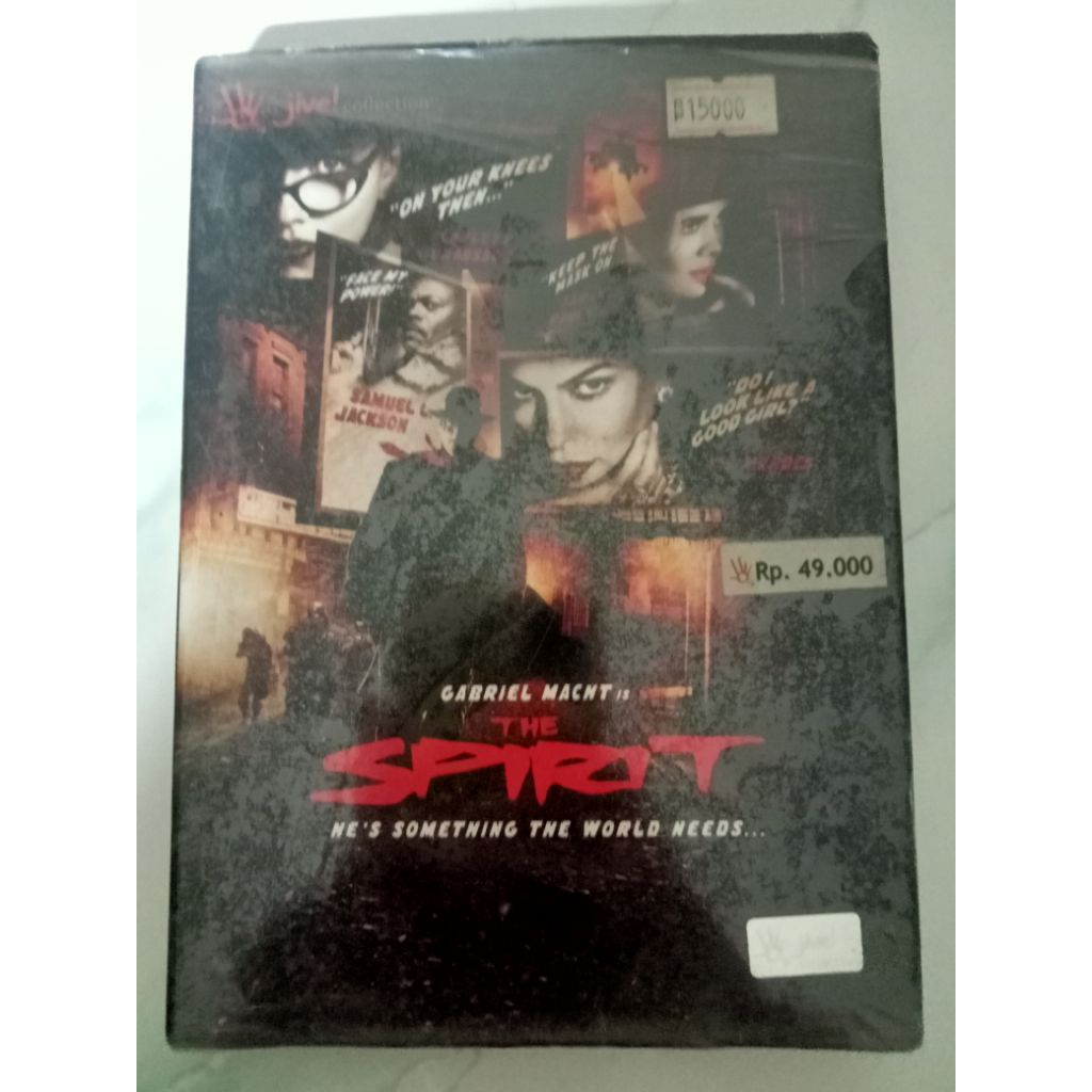 Kaset VCD film ori Gabriel Macht is The Spirit Hes Something The World Needs... Jive Collection
