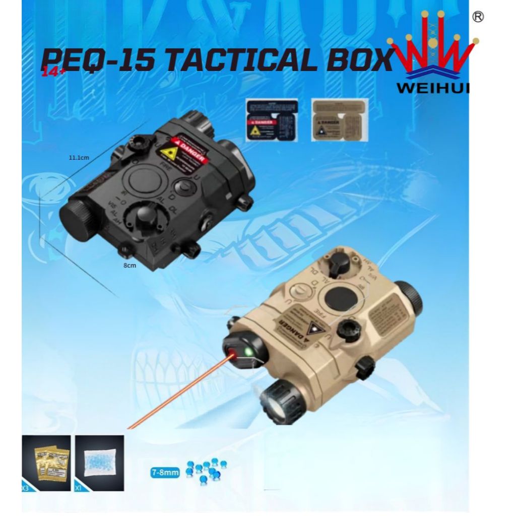 Aksesoris Mainan WGB Anpeq Abs Senter + Laser Dummy