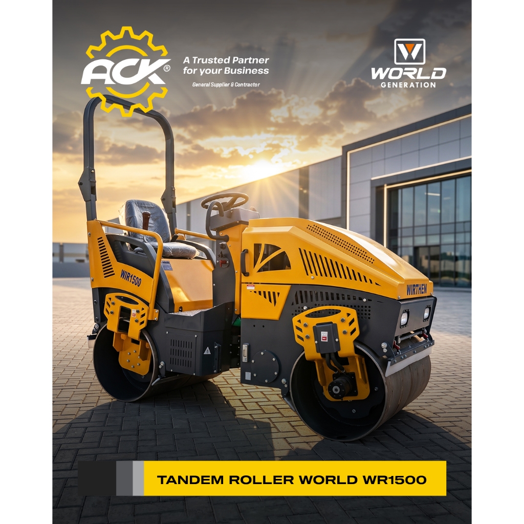 TANDEM ROLLER WORLD WR1500
