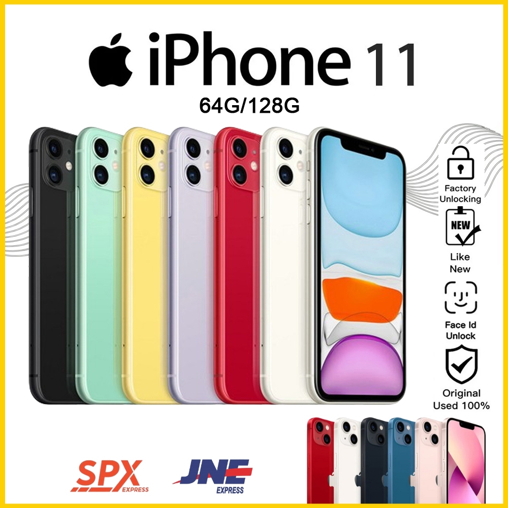 iPhone 11 ip 11 64GB 128GB WIFI ONLY HP11 second inter mulus like new 100% original