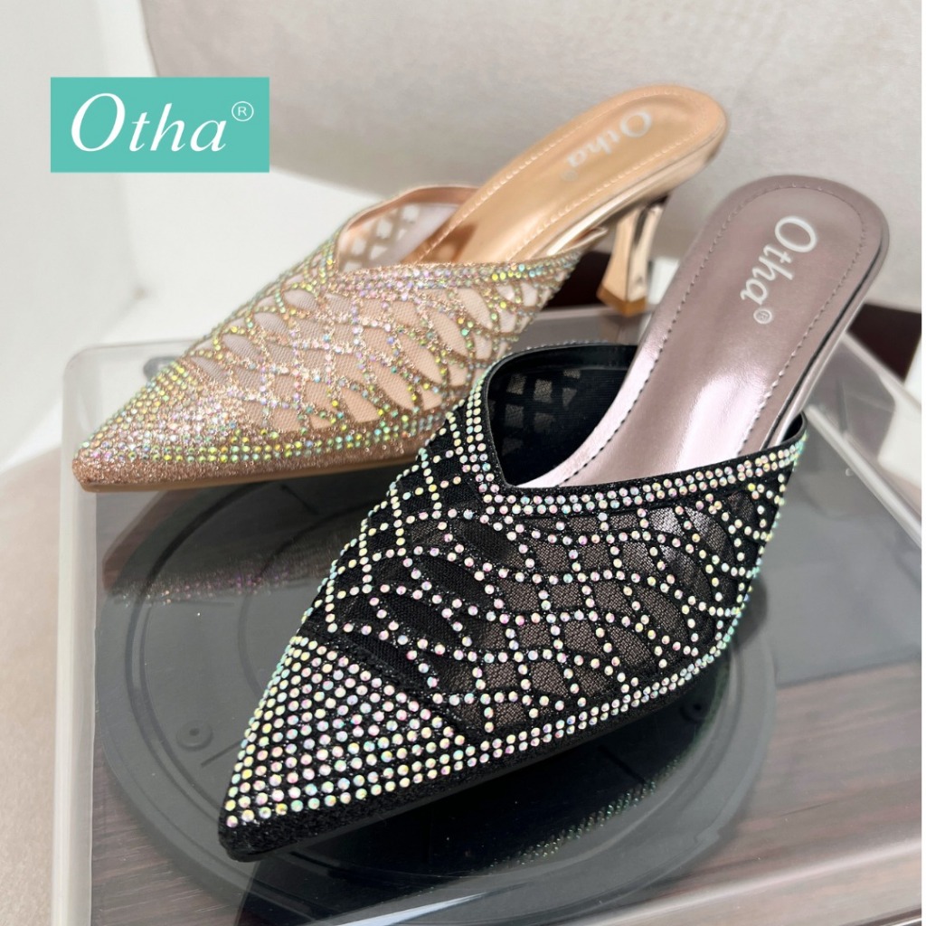 Otha Shoes H1041 OMS - Sepatu Heels Wanita Tinggi Hak 7 cm