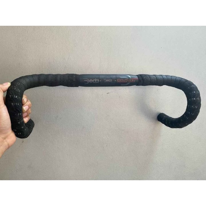 Dropbar Deda RHM 02 compact 420 mm, clamp oversize include bartape fizik