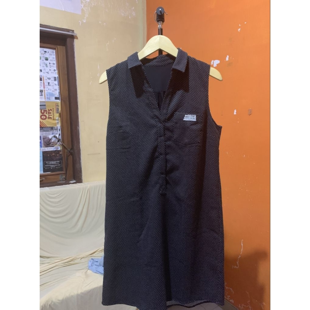 Sleveless shirt dress