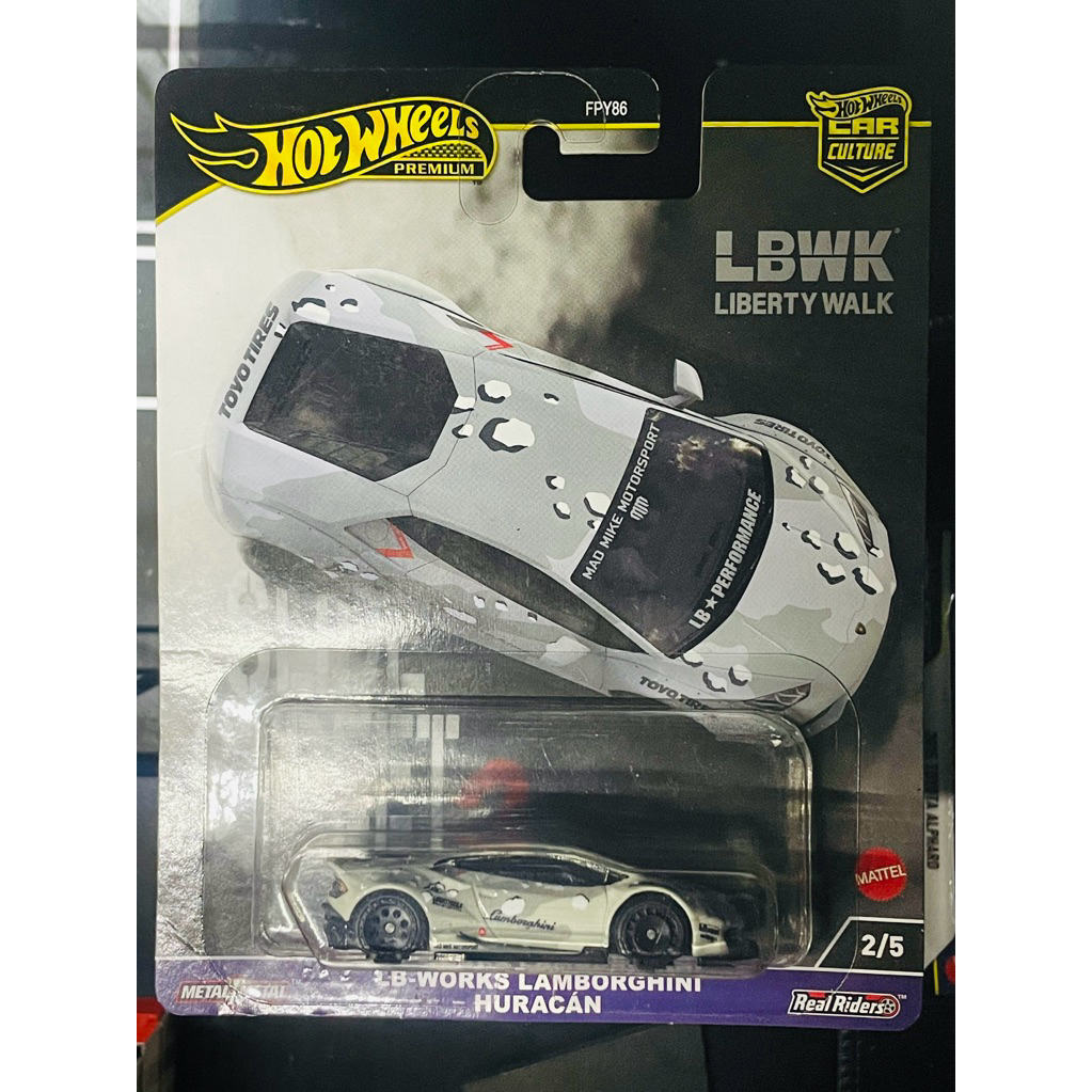 hotwheels premium lamborghini huracan LBWK lose