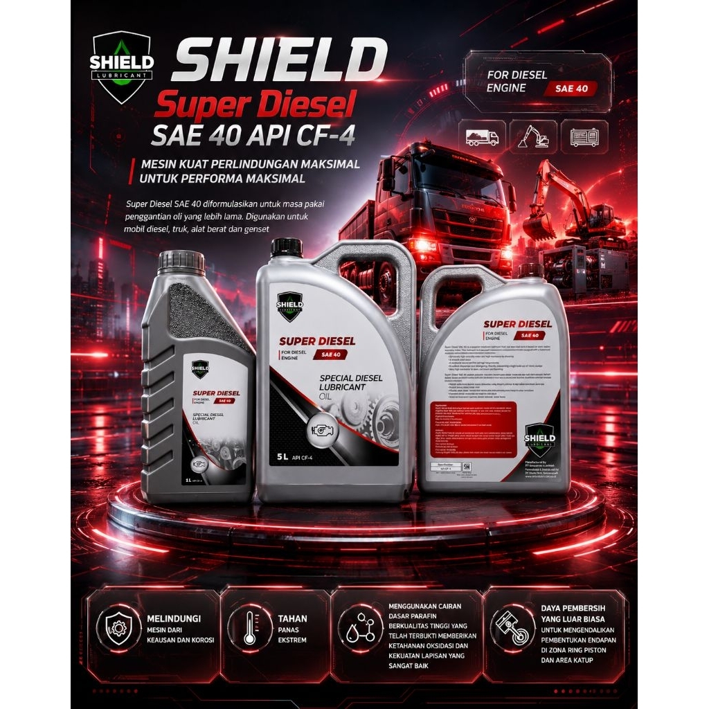 Oli Shield Super Diesel SAE-40