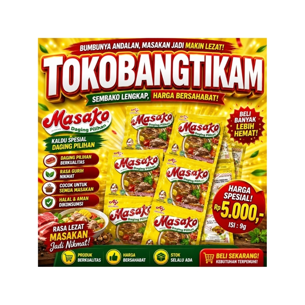 MASAKO SAPI 1 RENCENG