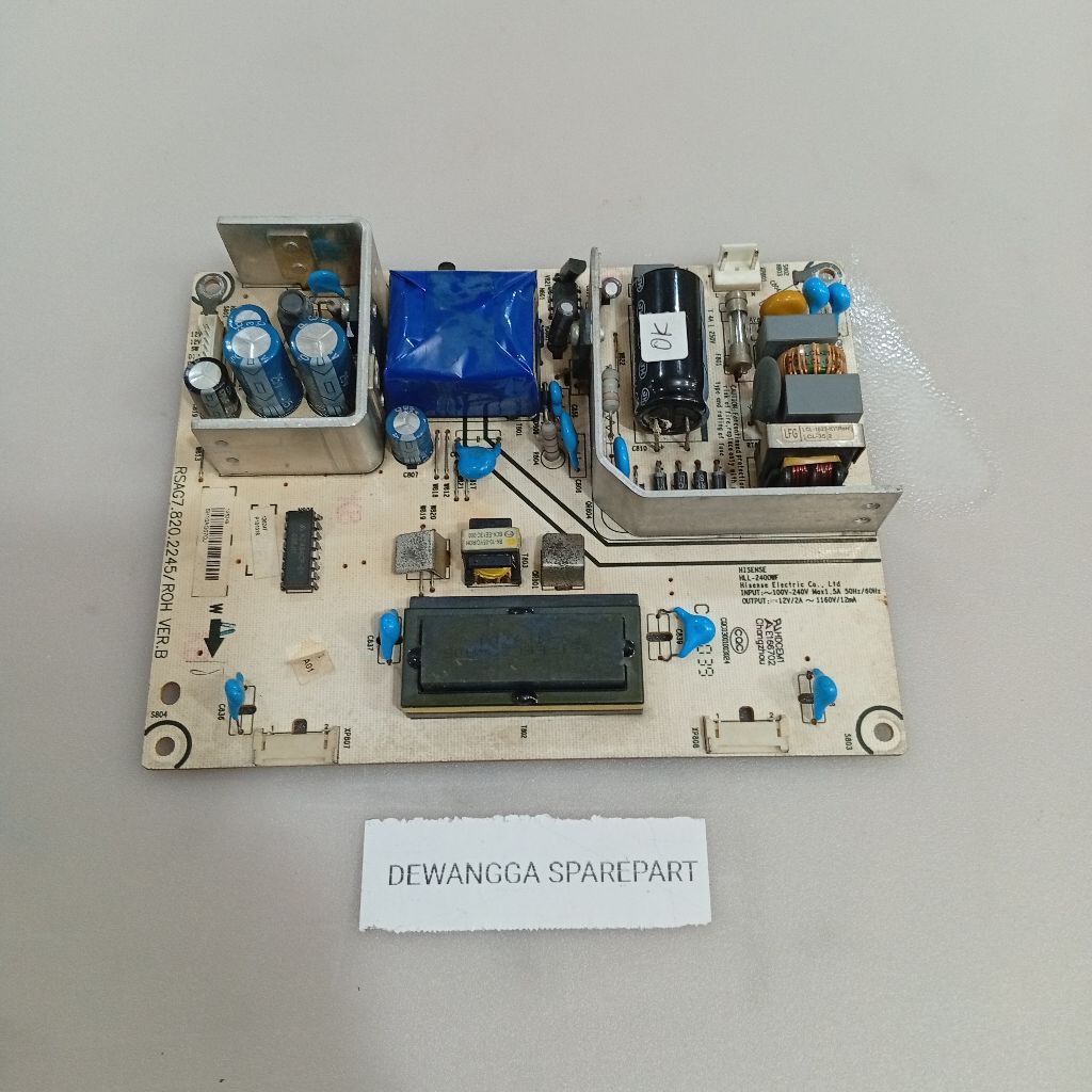 PSU TV POLYTRON PLM24M51 - POWER SUPPLY TV POLYTRON PLM24M51 MESIN TV POLYTRON