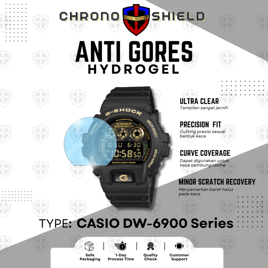 Anti Gores Hydrogel untuk G-Shock DW6900 Gshock DW 6900 GM6900
