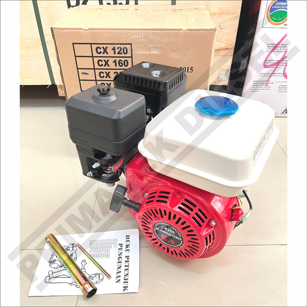 Engine Penggerak Mesin 4T 6.5HP 5.5HP GENERAL CX160 CX200 / Mesin Penggerak Serbaguna 6.5 Hp 5.5 Hp 