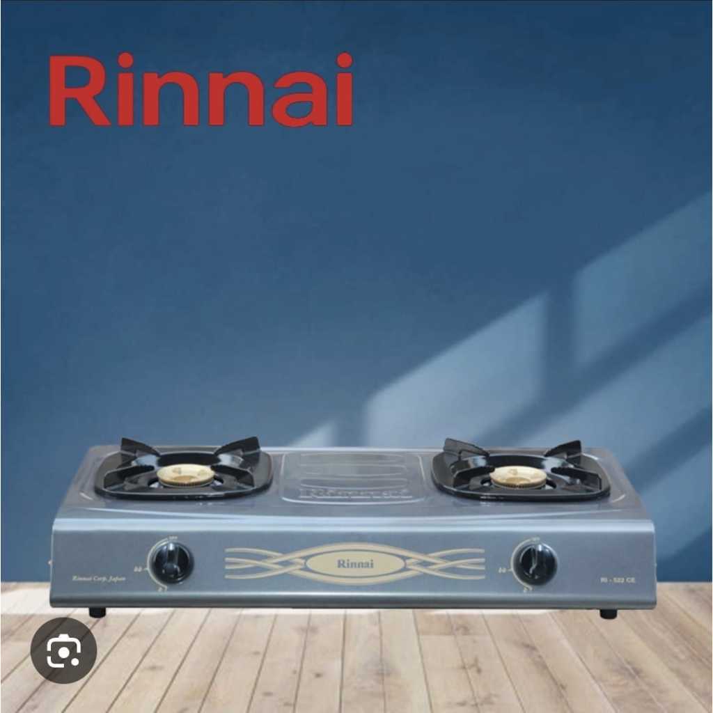 Kompor Gas 2 Tungku Rinnai RI522CE / Kompor Rinnai RI 522CE/RINNAI/KOMPOR GAS