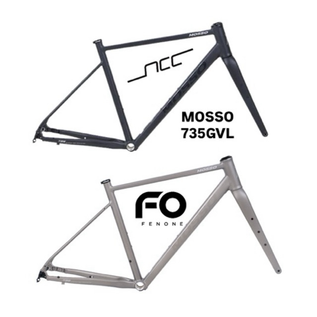 MOSSO 735GVL 700C FRAME GRAVEL FRAME SEPEDA GRAVEL MOSSO 735 GVL