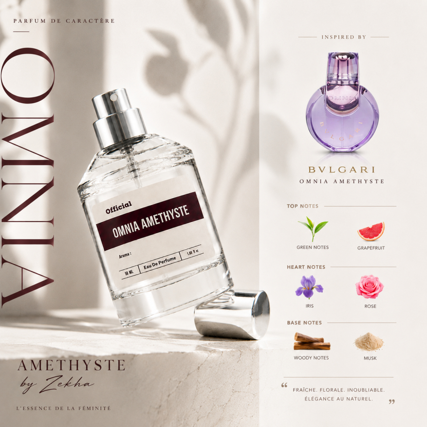 BULGARI OMNIA AMETHYSTE Parfum Wanita Tahan Lama Original 100% 24 Jam Ori Non Alcohol Cewek By Zeka