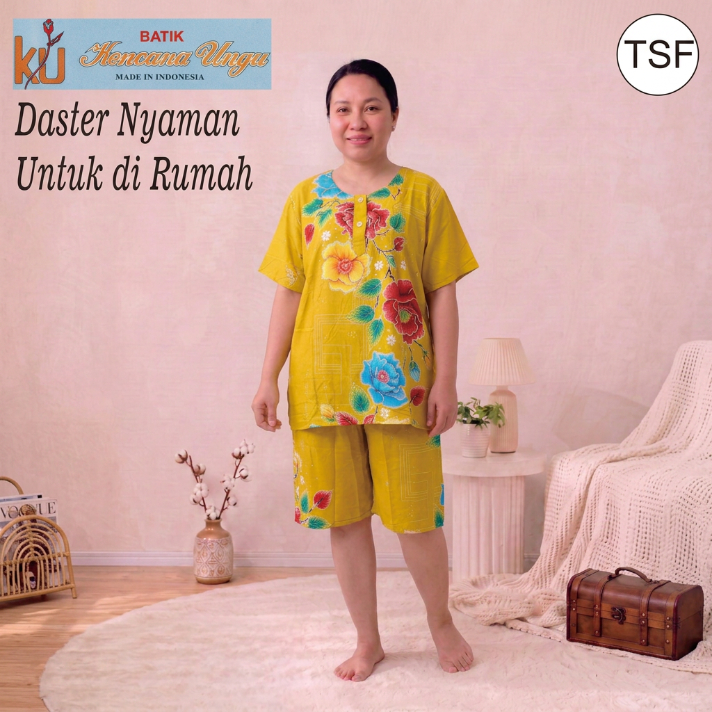 Setelan Maxi Kencana Ungu 75 Label Biru