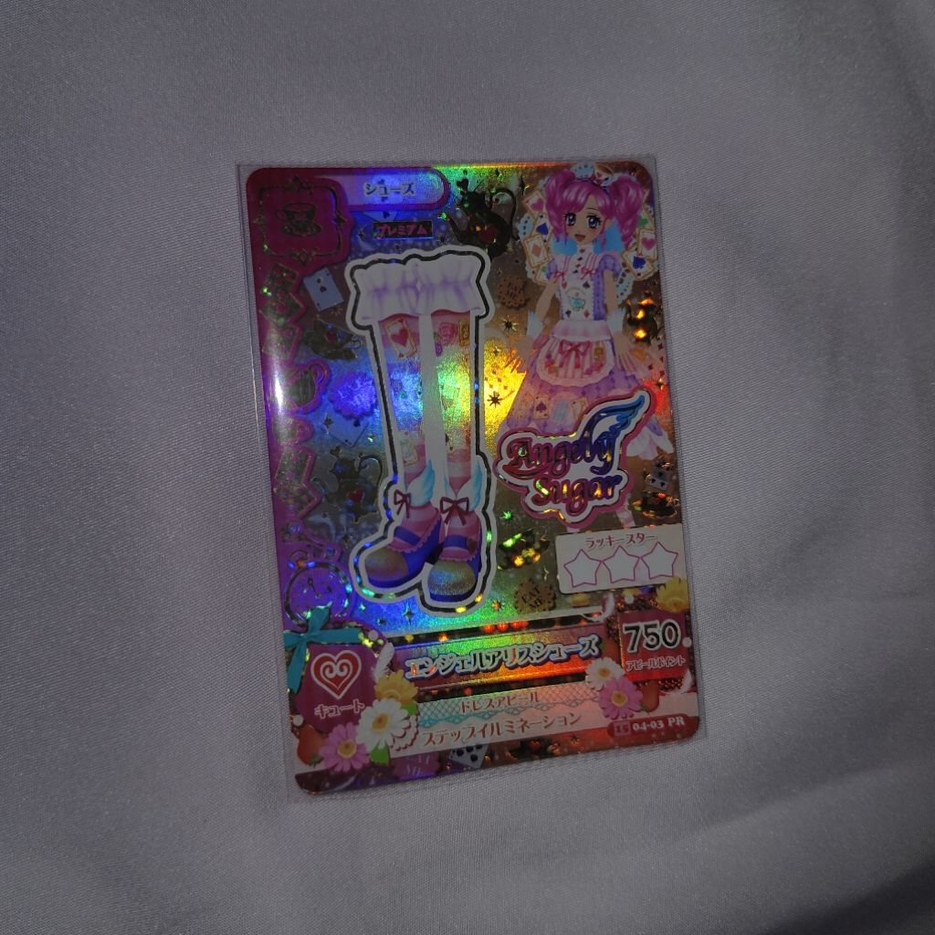 (BOOOKED) Aikatsu Madoka Angel Alice Shoes PR Angely Sugar Premium Rare Satuan Jepang