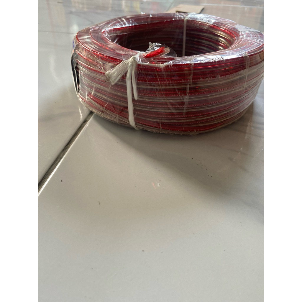 Kabel Audio warna merah putih (Harga 1 Roll)